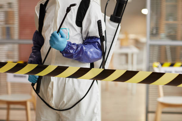 Professional Biohazard Cleanup technician working in Springfield, MN